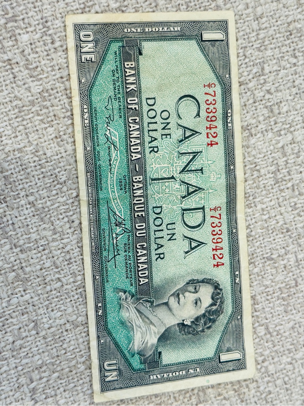 Canada Dollar note